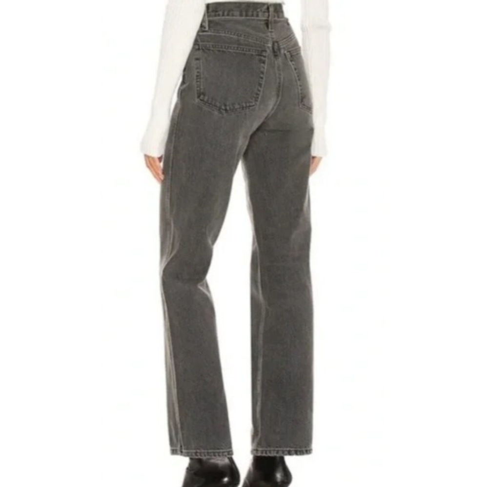 RE/DONE 90s High Rise Loose Jeans in Vintage Ash Grey - Picture 3 of 11